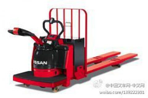 日产推出肉类加工行业之站驾式电动托盘叉车