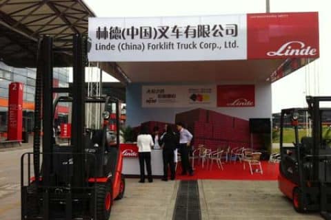 林德叉车亮相第五届亚洲物流双年展