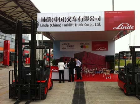 林德叉车亮相第五届亚洲物流双年展