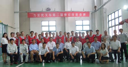 力至优叉车第二届售后技能竞赛在沪完美收官