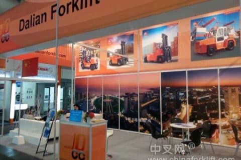 大连叉车参加2014年德国汉诺威工博会