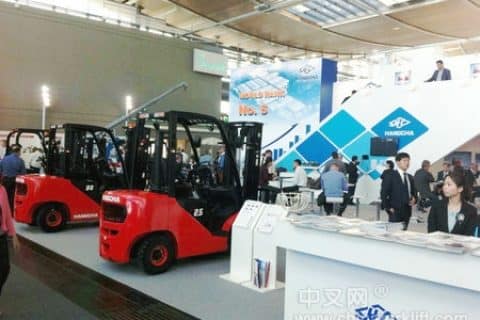 国内叉车出口量名列前茅的杭叉集团出席CeMAT 2014