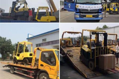 海斯特叉车天津经销商援助灾区行动