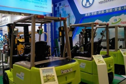 恒力叉车问世 亮相上海宝马展