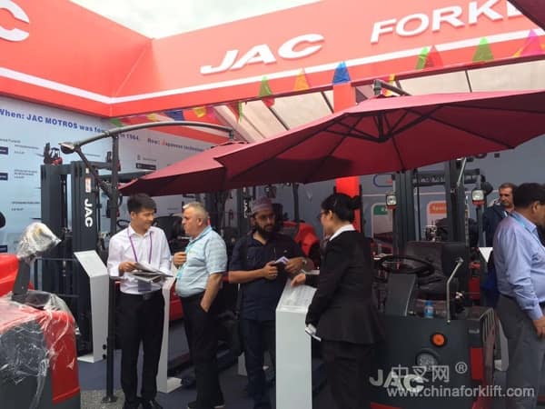 JAC携叉车新品精彩亮相广交会 发力新兴市场