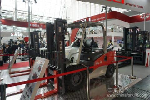 安徽合力驰骋德国CeMAT 展中国叉车领头羊风采