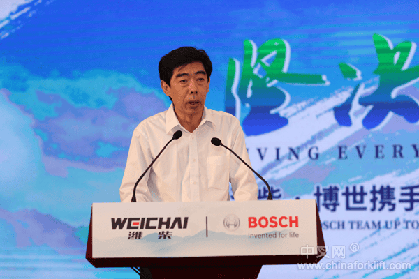 潍柴发出倡议  心系中国叉车