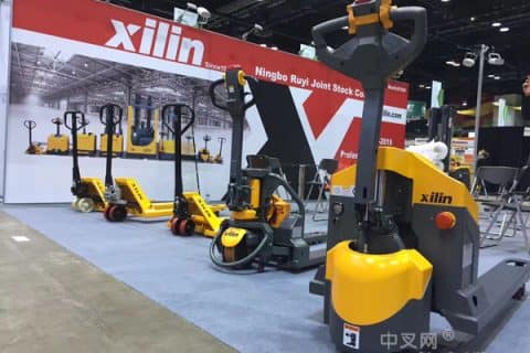 以专注征服北美——西林叉车在ProMat 2019展会上大放异彩