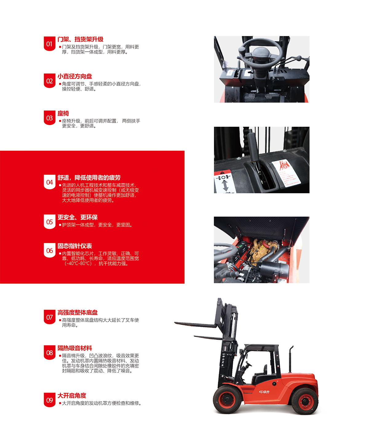 中力 8.0/10.0吨内燃叉车CPCD80/100T8