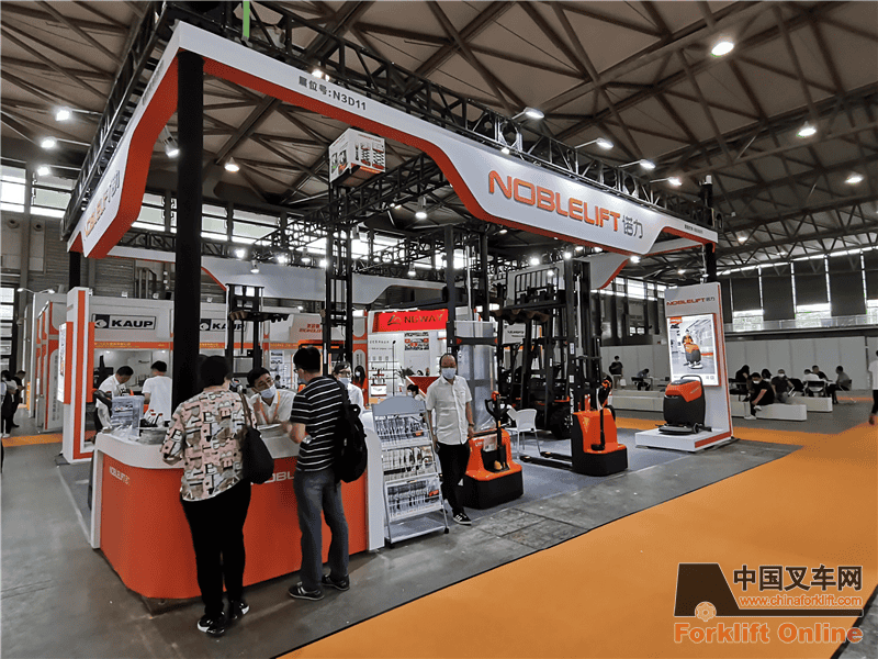 诺力叉车携多款锂电新品亮相LogiMAT China 2021
