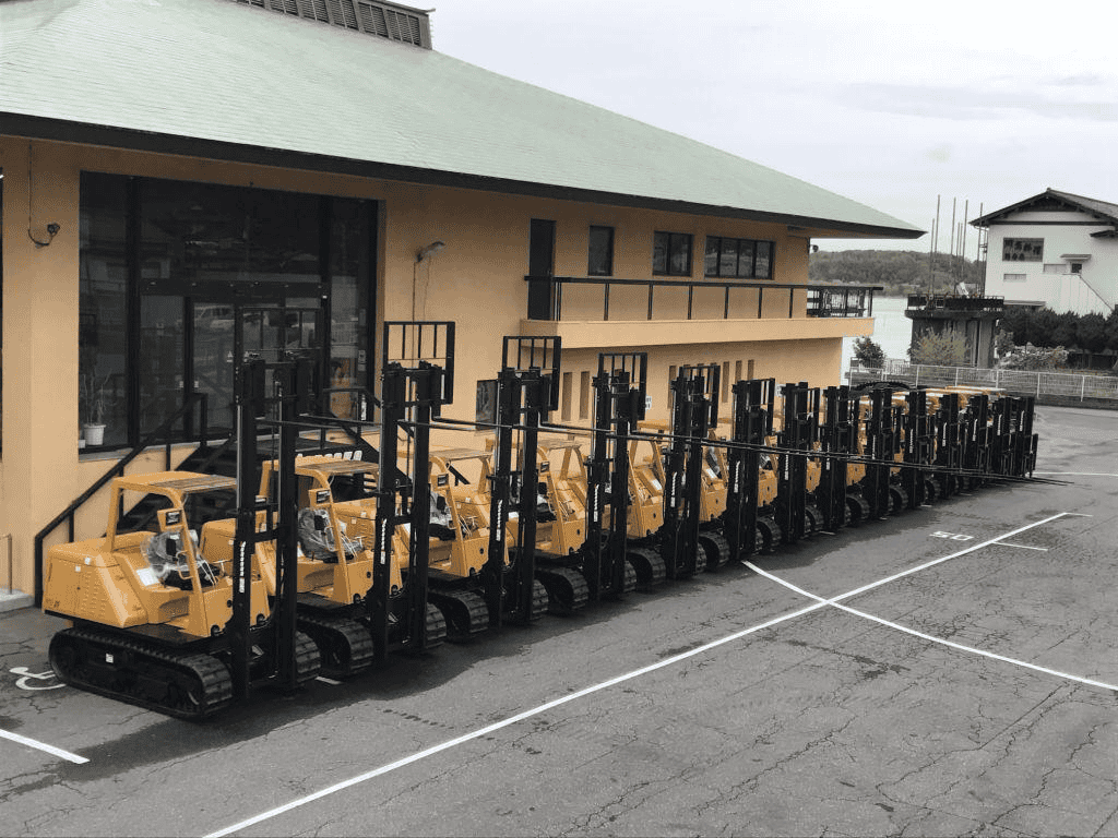 日本履带式叉车morooka落户重庆