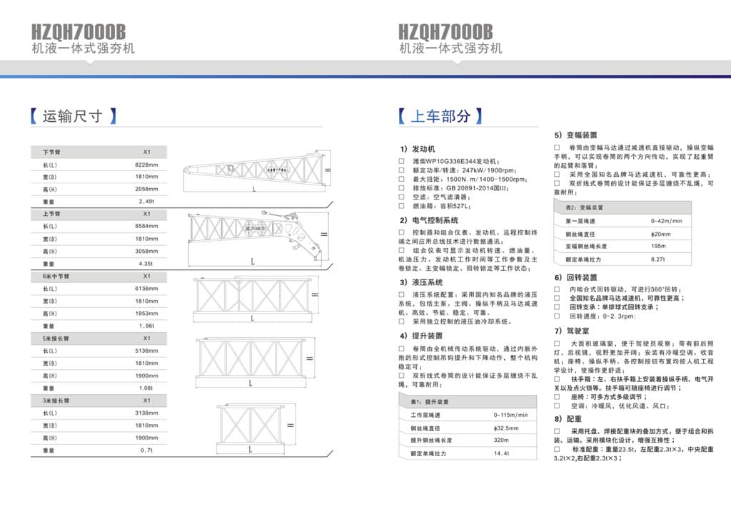 杭叉HZQH7000B机液一体式强夯机