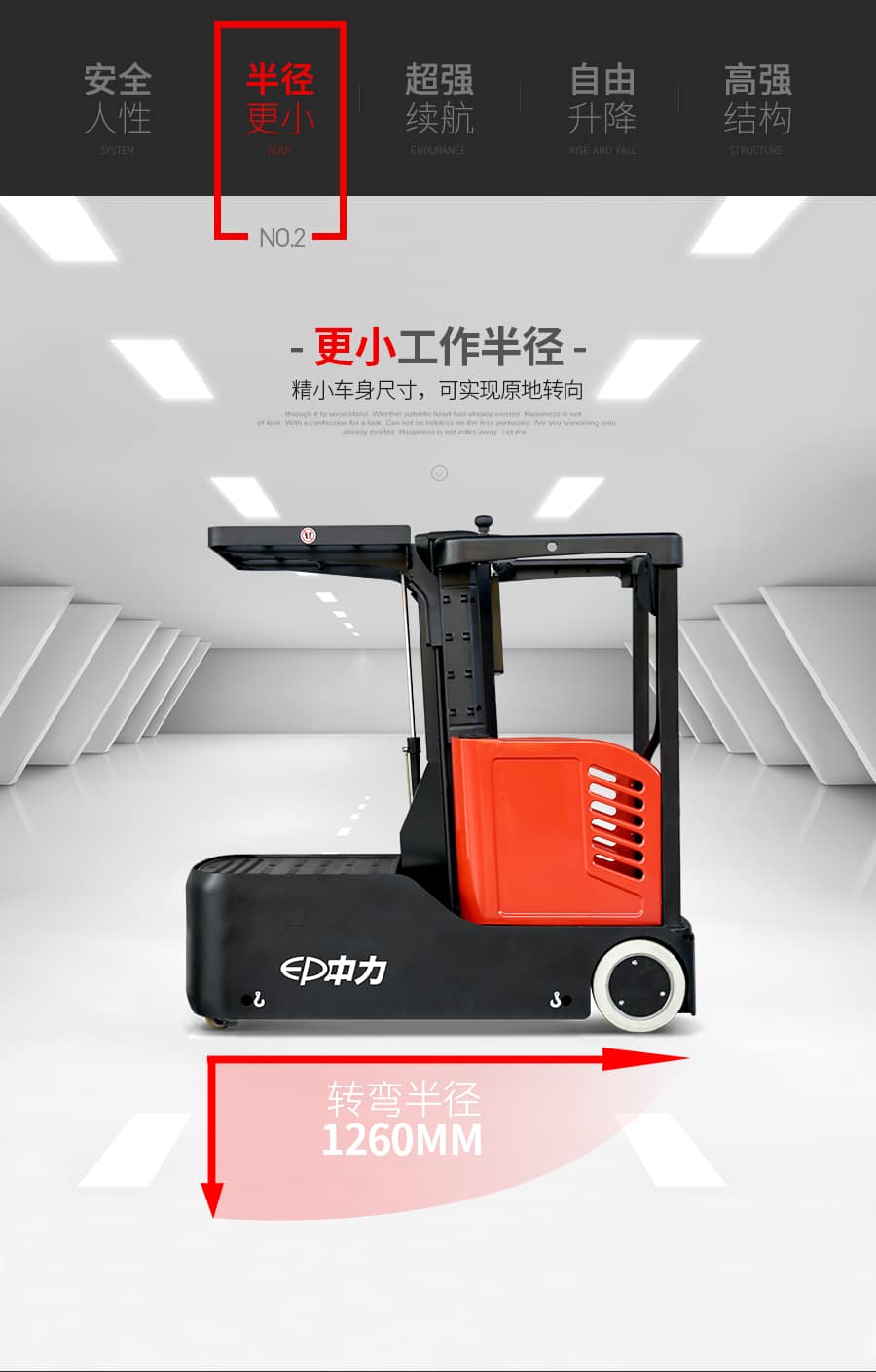 中力JX0 电动拣选车