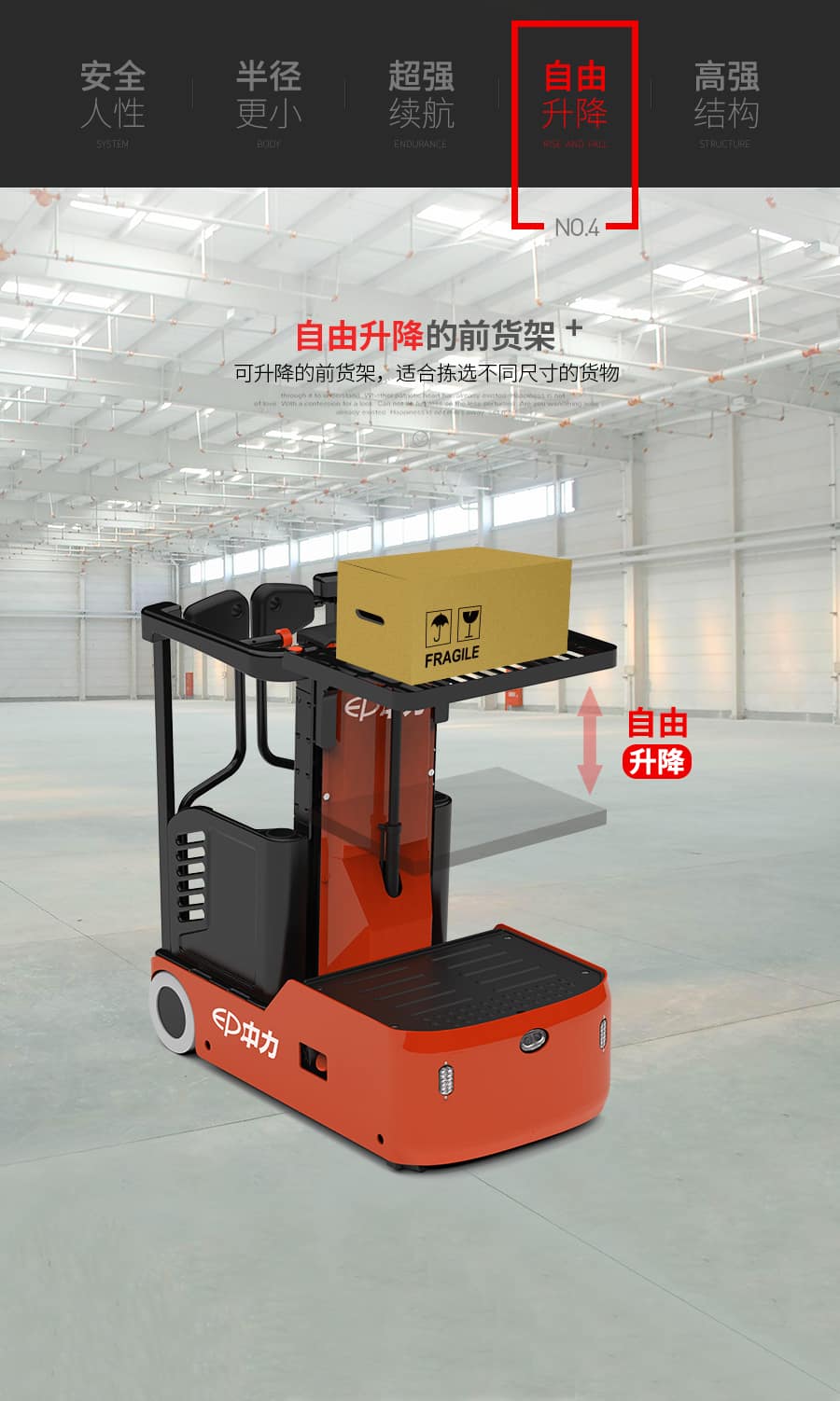 中力JX0 电动拣选车