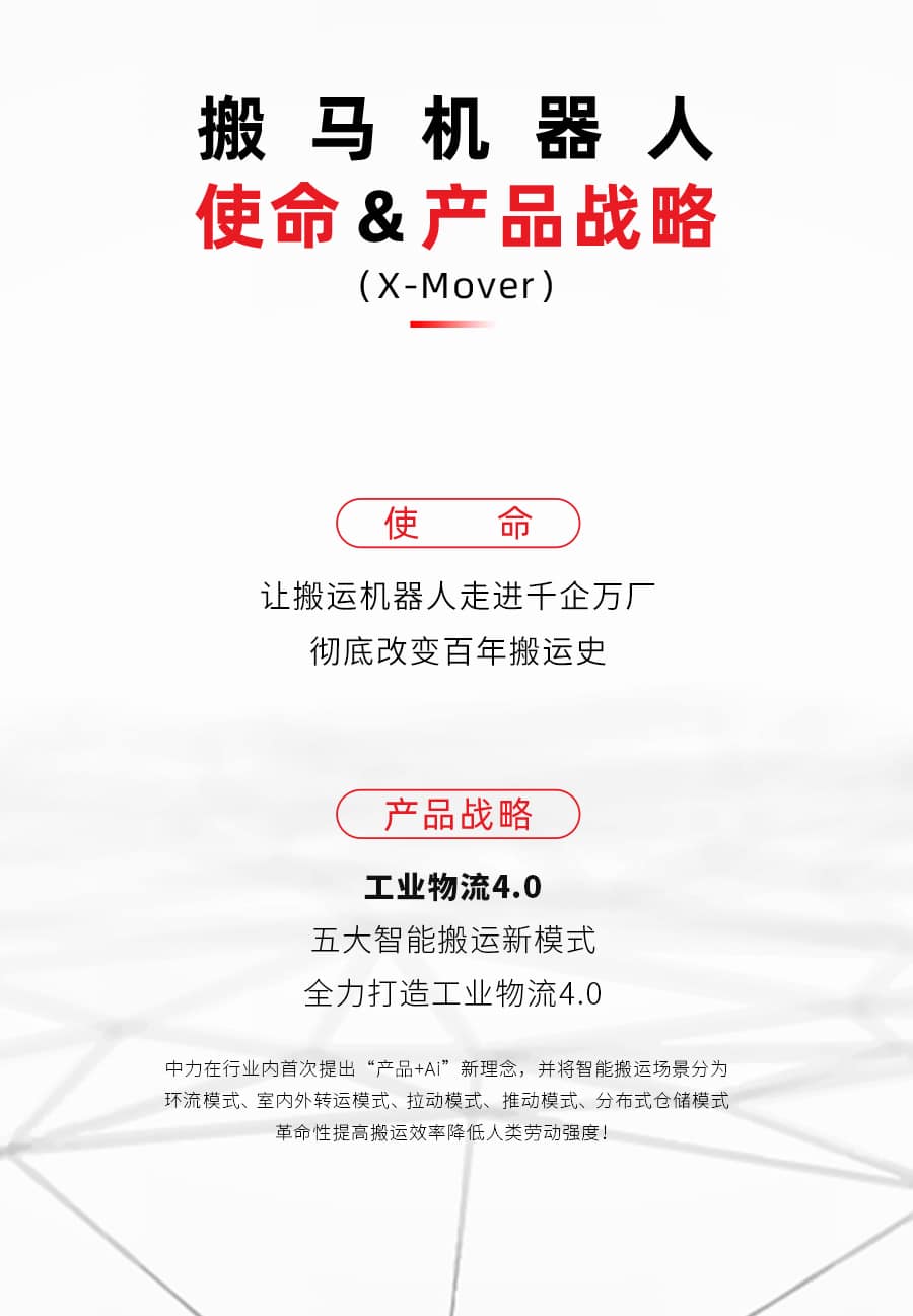 中力XS2-06CA 平衡重搬运机器人