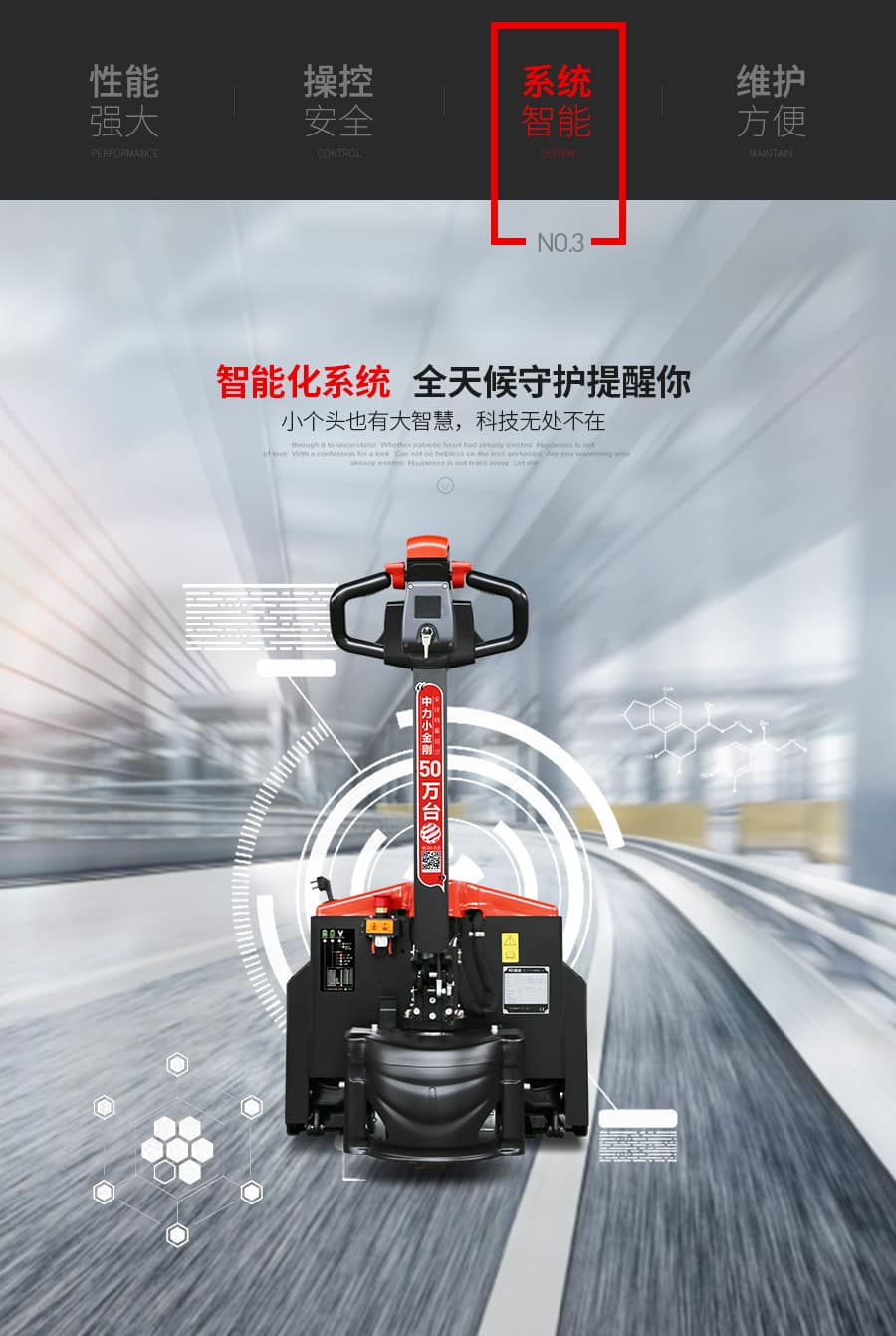 中力EPT20-15ET2L 1.5吨锂电池搬运车 中力第一代小金刚2系(锂电款)