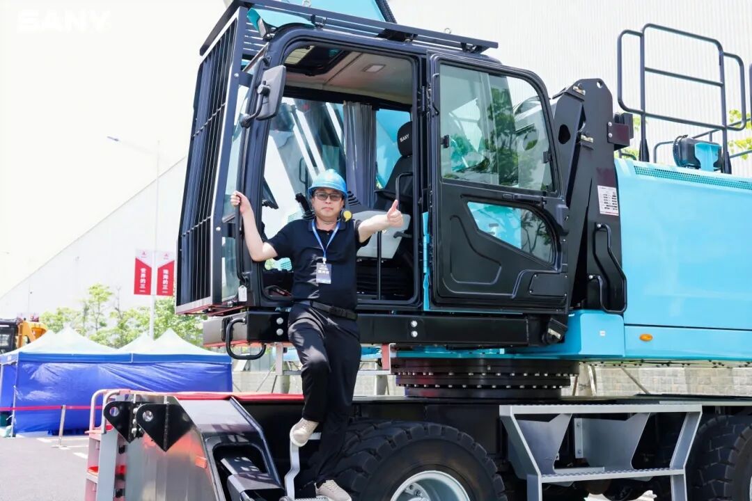三一海工2026年叉车&抓料机客户交流观摩活动隆重举办