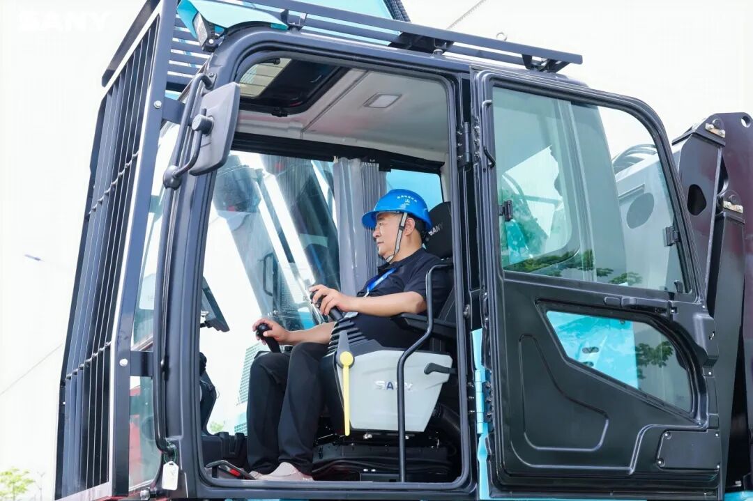 三一海工2026年叉车&抓料机客户交流观摩活动隆重举办