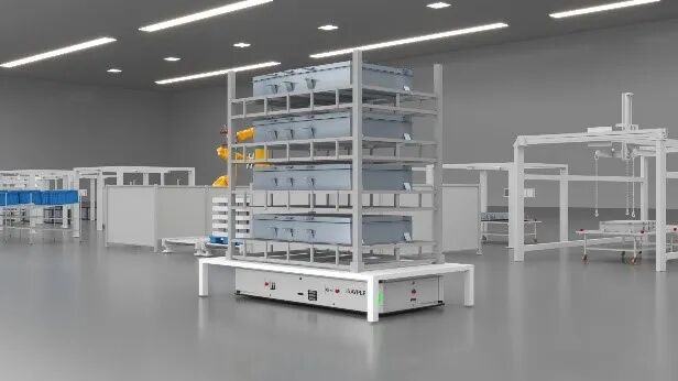 新品丨重载5000KG潜伏型AMR:硬核智能,重塑产线搬运新标杆