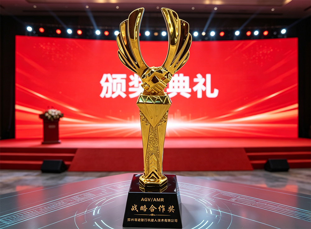 寻迹智行斩获金力奖「AGV/AMR战略合作奖」,硬核实力再获行业权威认证